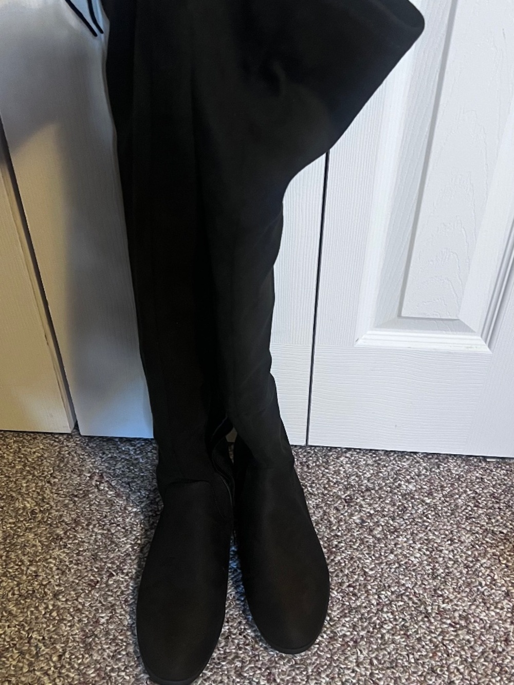 Over-the-knee Spring Boots